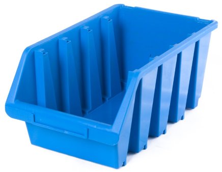 Plastový zásobník Ergobox 4 - farba modrá
