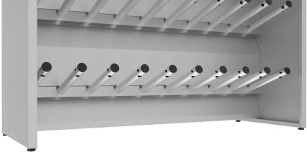 Skriňa na sušenie odevov a obuvi široká 1515 mm - 5