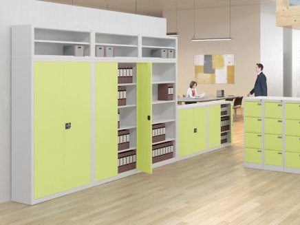 Spisová skriňa kovová SBM 402 M 465 x 800 x 435 mm - 2