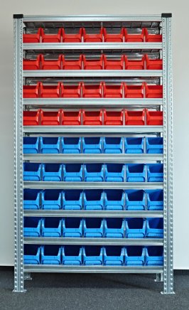 Regál s plastovými boxmi 877851018_VAR_4