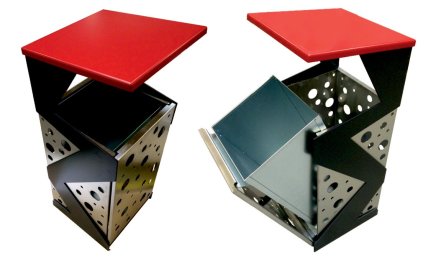 Odpadkový kôš pre vnútrné i vonkajšie použitie - 3