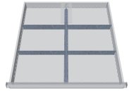 Kovové delenie zásuviek 144BLH150A