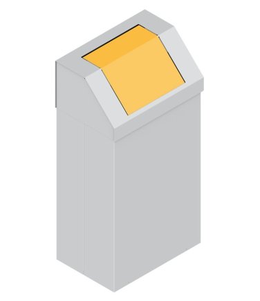 Odpadkový kôš typ KOS 1269 - 6