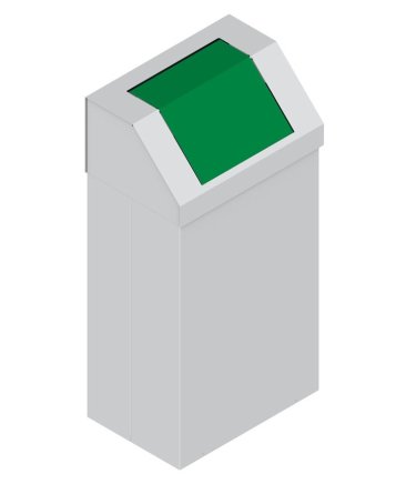 Odpadkový kôš typ KOS 1269 - 3