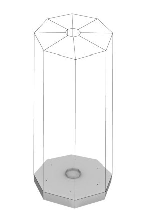 Otočný podstavec pre 8 skríň radu RAS