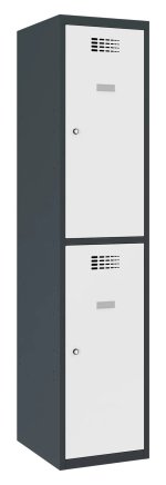 Šatňová skriňa kovová Sus 412 W šírka 400 mm