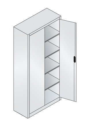 Dielenská skrinka CP 8920-00 (6 modelov) - 10