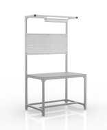 Dielenský stôl z hliníkových profilov s nadstavbou (rôzne varianty)