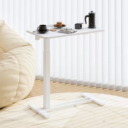 Výškovo nastaviteľný kancelársky a pracovný stôl H3 White