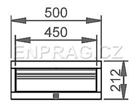 Podvesná zásuvka stolu DPZ 01A - 3