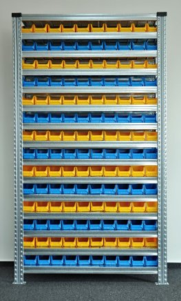 Regál s plastovými boxmi 877851019_VAR_4