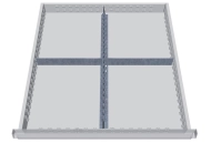 Kovové delenie zásuviek 137A