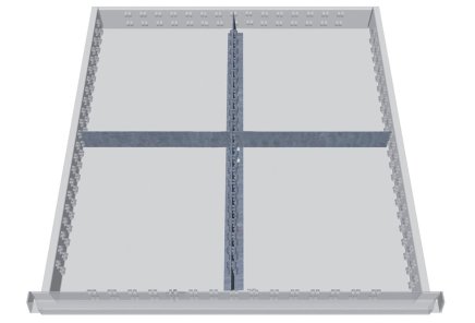 Kovové delenie zásuviek 137A