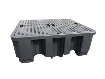 Záchytná vaňa pod štyri 200 l sudy, záchytný objem 450l