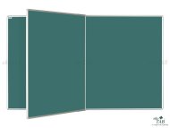 Dvojdielna tabuľa pre popis kriedou - PIVOT KZ zelená