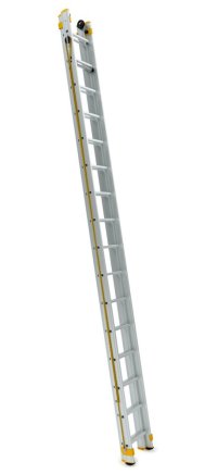 Rebrík dvojdielny výsuvný Forte s lanom - šírka 412 mm (4 modely) - 1