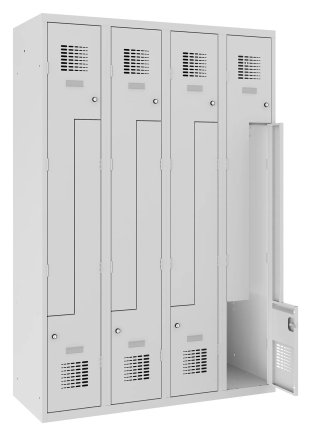 Šatňová skriňa kovová Sul 34 W šírka 1200 mm - 2