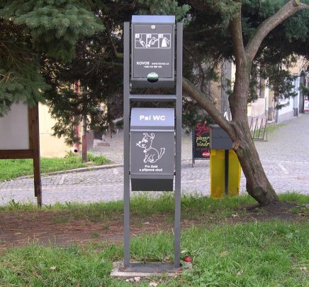 Kôš na psie exkrementy so stojanom typ PWC S2A - 2