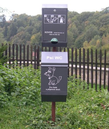 Kôš na psie exkrementy so stojanom typ PWC S2A - 3