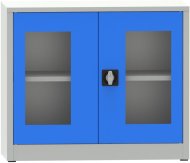 Spisová skriňa kovová s presklenými dverami plexisklom C2972H1