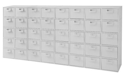 Lístkovnica kovová Bisley FCB25 - 6