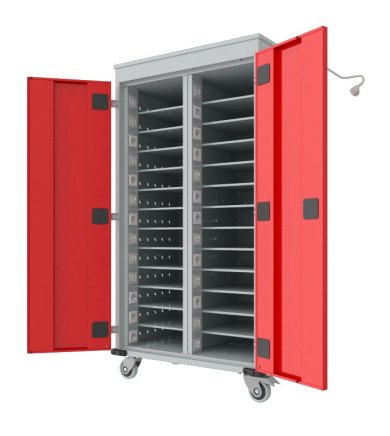 Vozík na notebooky WNL 213+ - 26 oddelení - 9