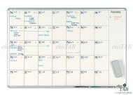 Mesačna plánovacia tabuľa (2 modely)