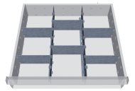 Kovové delenie zásuviek 146-139B