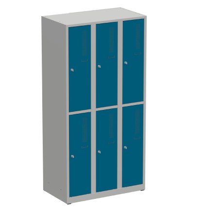 Šatníková skrinka s delenými dverami A83324W.2.B5.2.4