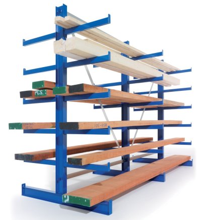 Konzolový regál obojstranný (4 modely)