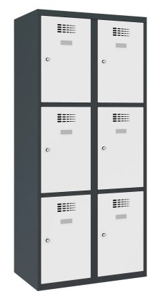 Šatňová skriňa kovová Sus 423 W šírka 800 mm