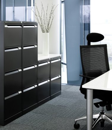 Kartotéka A4 kovová Bisley BS2E/FLS - set s deliacimi priečkami - 11