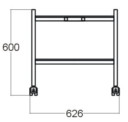 Stolík pod kartotéku G45009 - 2