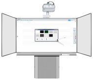 Zostava Triptych BBBBB na stojane + rameno pre krátkou projekciu