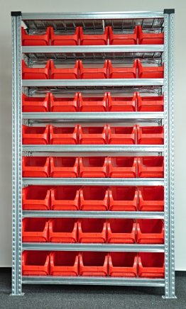 Regál s plastovými boxmi 877851017_VAR_3