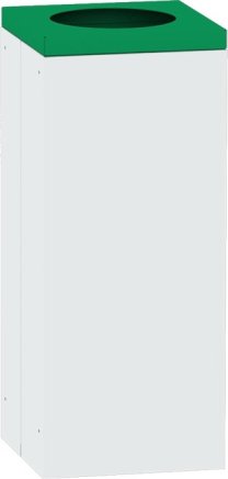 Hranatý odpadkový kôš s odnímacím vekom 0821 - 4