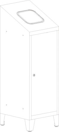 Odpadkový kôš na triedený odpad MPO 01r - 2