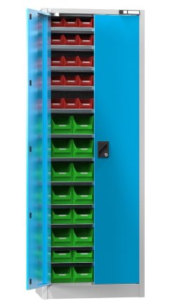 Skriňa s plastovými zásobníkmi UK2-B21