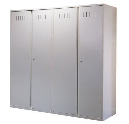 Šatňová skriňa s plnými dverami SYD10/6/C - 5