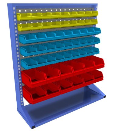 Stacionárne jednostranné panely s vybavením malé (6 modelov)