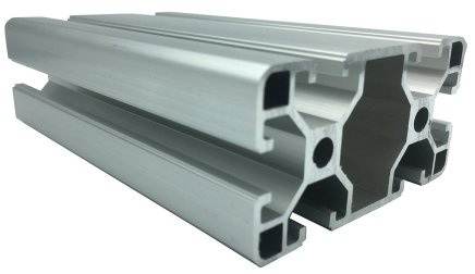 Hliníkový profil 40 x 80, KA-4080  1 m + rez na mieru