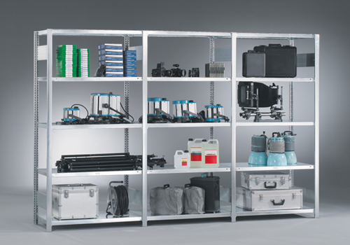 policové regály, skladové regály, univerzálne regály